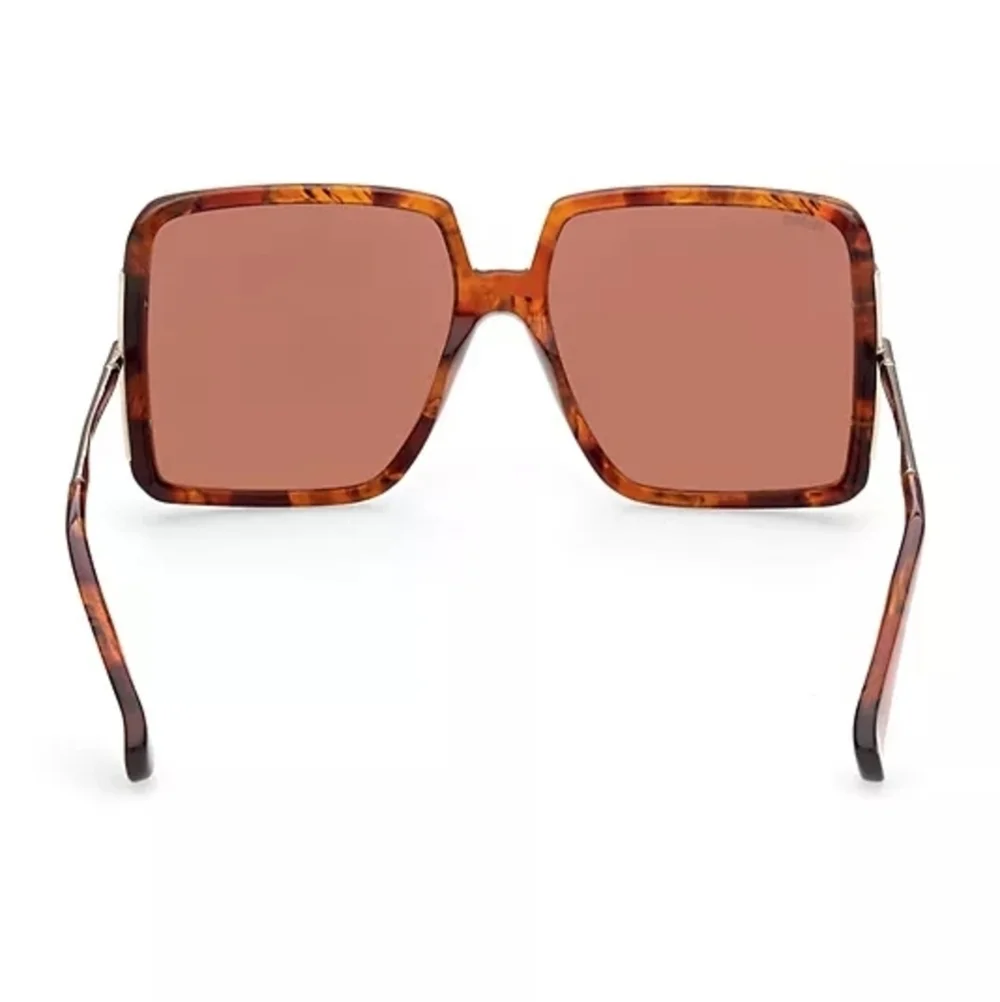 Max Mara MM0003/S 54E Oversized Square Sunglasses Tortoise Gradient NWT